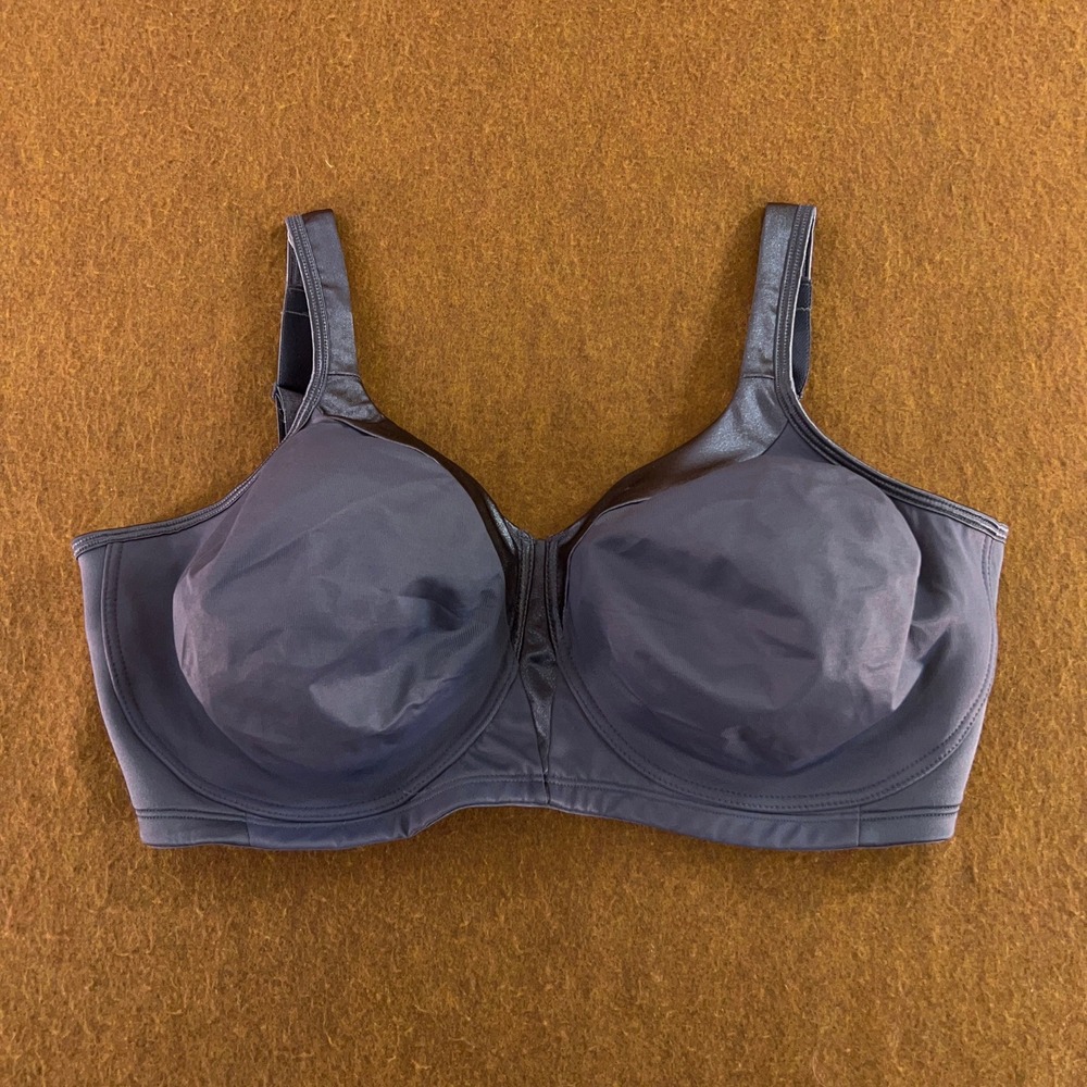 Playtex Womens 44DDD Gray 18 Hour Ultimate Lift Wireless Bra 4803 New